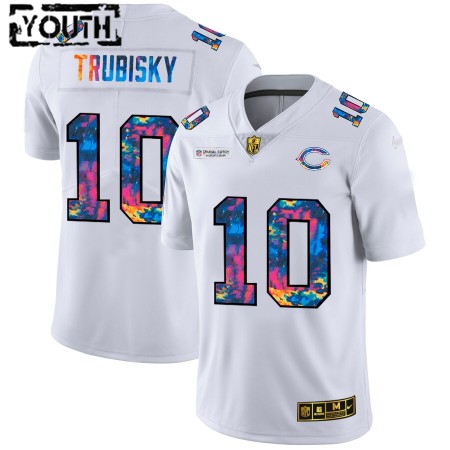 Chicago Bears Tröjor Mitchell Trubisky 10 Nike 2020 Flerfärgad Vit - Barn Chicago Bears Tröjor Mitchell Trubisky 10 Nike 2020 Flerfärgad Vit - Barn